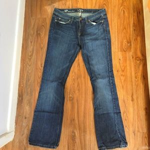 ANN TAYLOR LOFT 8P MEDIUM WASH DENIM JEANS MODERN